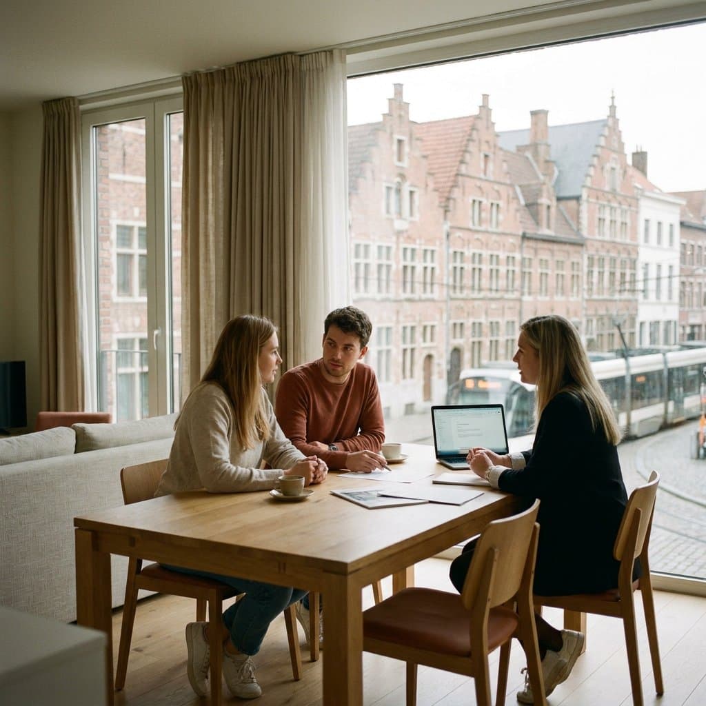 Normale huurprijs per maand in België